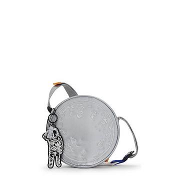 Kipling Vijay MTV Metallic Crossbody Väska Silver | SE 1979XY